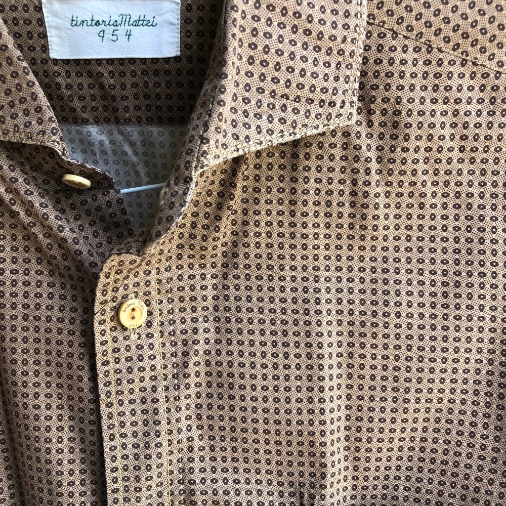 tintoria mattei men's button down